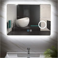 Illuminated LED Bathroom Mirror, Wall Mounted Backlit Makeup Vanity Mirror by Unknown