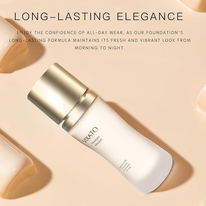 Foundation Concealer, 2025 New Full Coverage Moisturizer Liquid Age-Defying Foundations, Hydration Natural Finish & Long Wea for All Skin Types (Dark, One SIze)