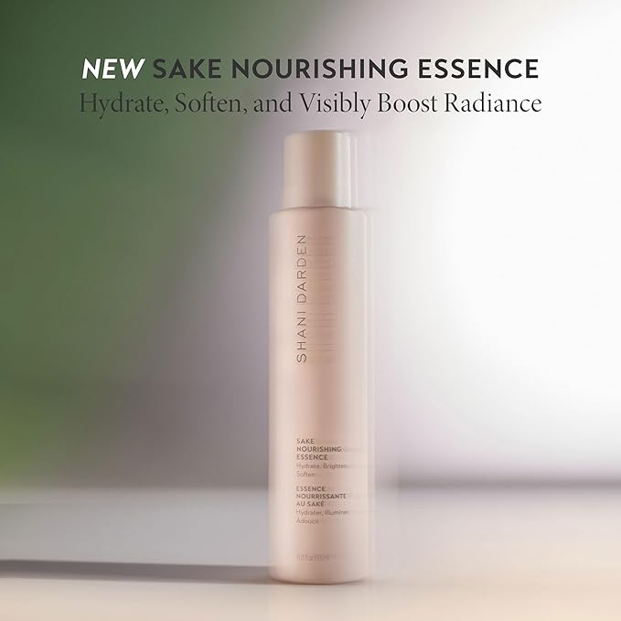 Shani Darden Skin Care Sake Nourishing Essence, Facial Essence for Skin Hydration, Helps Soften, Fortify, and Calm Dehydrated and Sensitive Skin, 4 Oz