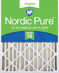 Nordic Pure 16x20x4 Pleated MERV 13 Air Filter 1 Pack by NordicPure