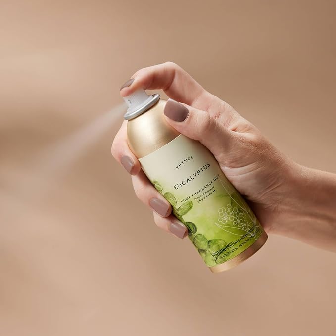 Thymes Home Fragrance Mist – Room Air Fresheners for Home Long Lasting – Air Freshener Spray – Scented Room Spray with Notes of Eucalyptus Oil, Italian Lemon, Fir, & Petitgrain (Eucalyptus, 3 oz)