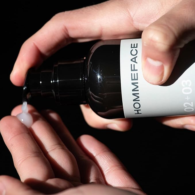 HOMMEFACE Men’s All-in-One Face Toner & Moisturizer, 5.07 fl oz - Lightweight, Alcohol-Free, After Shaving - Korean Skincare Technology with Collagen, Ceramide & Witch Hazel