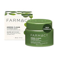 Farmacy Makeup Remover Cleansing Balm - Green Clean Waterproof Makeup Remover + Oil Based Cleanser - Newly Formulated Double Cleanser with Plant Based Waxes + Upcycled Moringa (30ml)