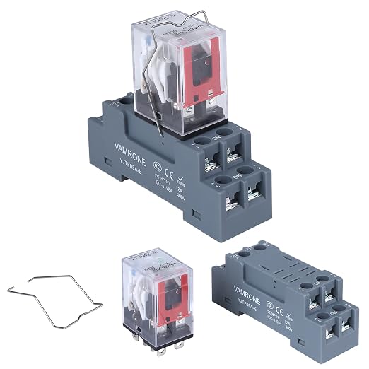 Electromagnetic Power Relay, 8-Pin 10 AMP 24V DC Relay Coil - Image 2