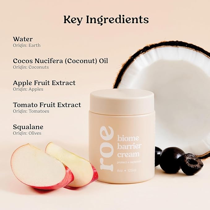 Roe Wellness Baby Cream & Baby Serum Power Pair Biome Barrier | For All Skin & Ages | Hydrating Body, Face, Dry Irritated Skin Toddlers, Newborns Skincare (Power Pair)