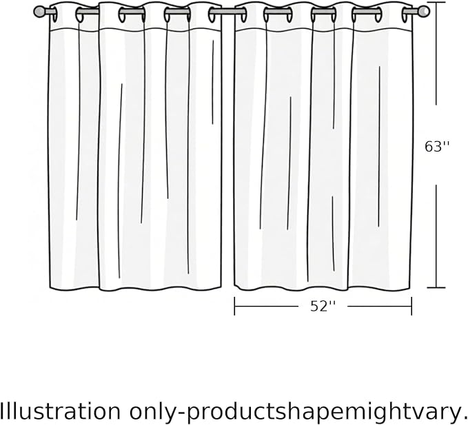 2 Panel Kitchen Cafe Curtains, Wildlife Camels Sunlight Filtering Nature Air - Image 9