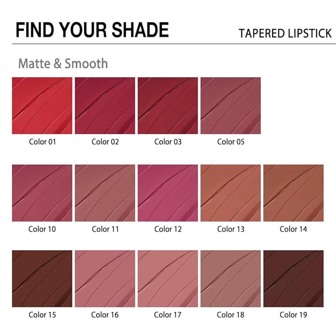 Kaely Brown Gradient Matte Lipstick Lip Liner Pencil for Women, 2in1 Flawless Contour Gradual Ombre Effect Lip Pencil Makeup Waterproof, labiales mate 24 horas originales, 14
