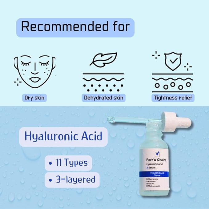 Park's Choice Hyaluronic Acid 3 Serum with Niacinamide & Madecassoside, 1.01 fl.oz.