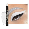 Kaely Cream Eye Shadow Sticks, Snowfall White Matte Eyeliner Pencil Eyeshadow Palette Makeup, Eye Highlighter Brightener Stick for Older Women Waterproof Pigmented, sombras para ojos, New-62