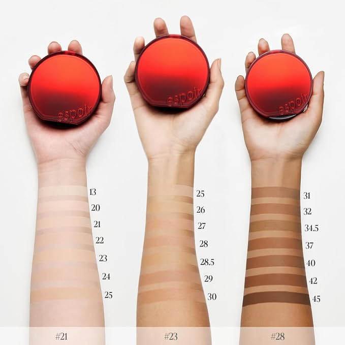 Espoir Be Velvet Cushion Foundation #27 Oat | Quick and Easy Coverage with Long-lasting Color by Zero Oxidation, Velvety Smooth Finish & Lightweight Formula, Vegan, Korean Makeup, 0.46 oz