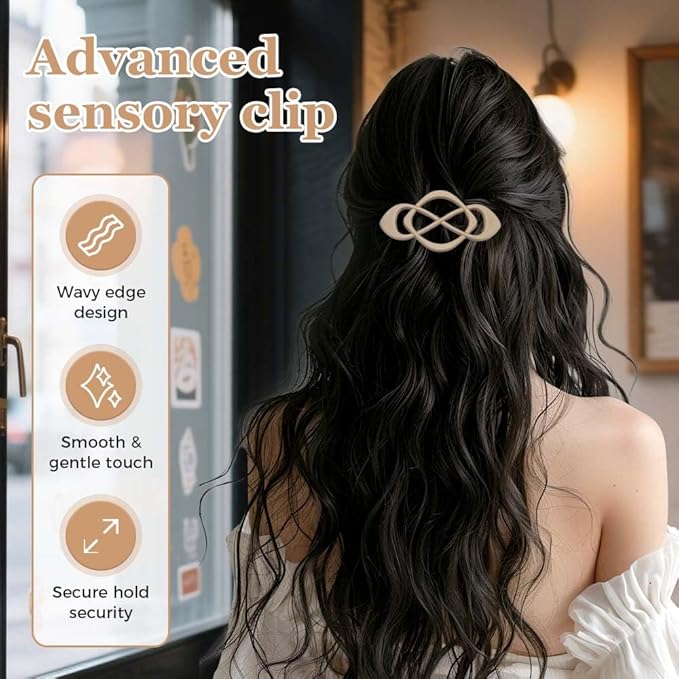 Vintage French Barrette Hair Clips, Hair Barrettes Hair Accessories for Women Girls, Elegant Retro Non Slip Clip with Classic Design Thick to Thin, Stylish Accessories Hair (Jelly Green, 4PCS)