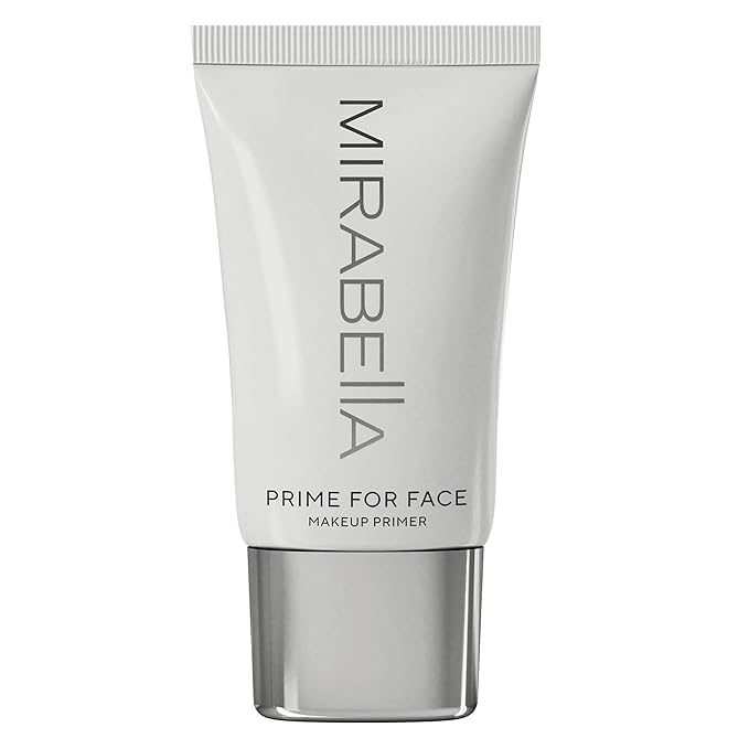 Mirabella Prime for Face, Makeup Primer, Weightless Silicone Primer with Vitamin E Preps, Perfects & Protects for Flawless Makeup Application, Silky Smooth Base for Foundation for All Skin Types