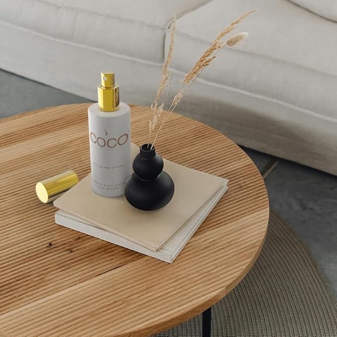 COCO by Stone 5oz All-in-One Spray (Oud Wood) Shake & Spray Formula for Fabric, Pillows, Interiors, Clothing, Home Fragrance Accessories, Room Perfume, Room Deodorizer, Vegan & Cruelty-Free