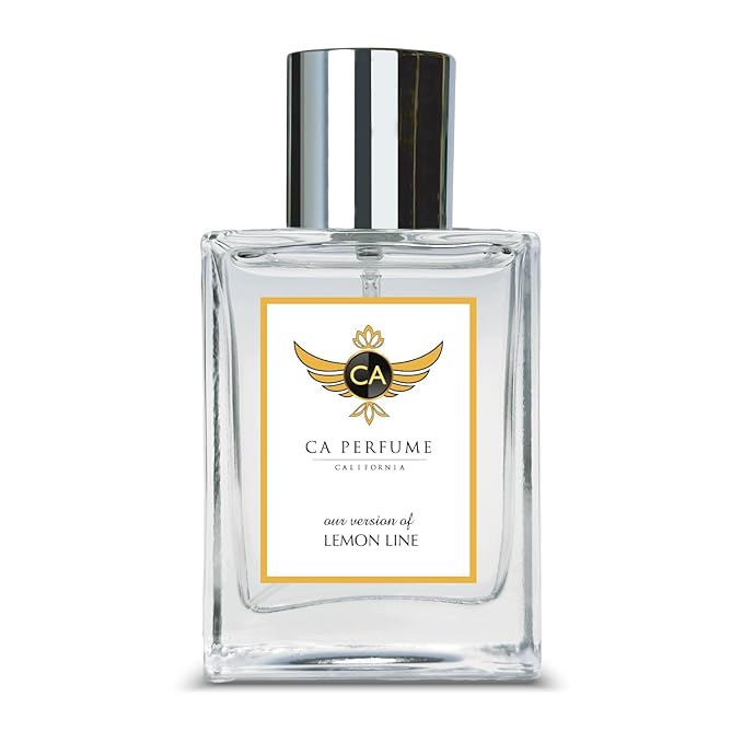 CA Perfume Impression of Lemon Line For Women Men Replica Version Fragrance Dupes Grand Quality Long Lasting Eau de Parfum Spray Size Atomizer Type Bottle Parfums Cologne 1.7 Fl Oz/50ml-X1