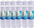 CFS – 12 Pack String Wound Sediment Water Filter Cartridges Compatible by CompleteFiltrationServices