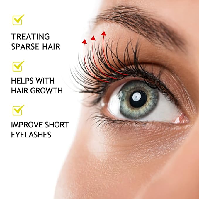 Lanthome Organic Castor Oil Cold Pressed Certified (1.7 Floz with Eyelash Kit), Black Castor Oil for Eyelashes, Eyebrows & Skin Moisturizer, Hair Growth Hexane Free