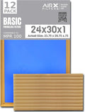 24x30x1 Air Filter Comparable to MPR 100 Basic Economy Furnace Filters by AIRXFILTERSWICKEDCLEANAIR
