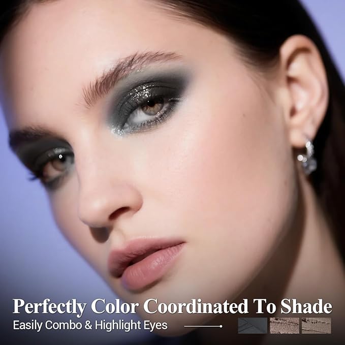 6PCS Neutral Eyeshadow Stick Makeup Set, Matte Cream Eye Shadow Eyeliner Brightener Pencil Crayon - B3 Iced Oat