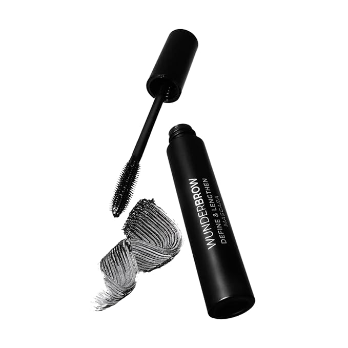 Wunderbrow Signature Eye Trio Festive Cracker, Holiday Gift Set, Includes Mascara, Black Eyeliner and an Eyelash Curler