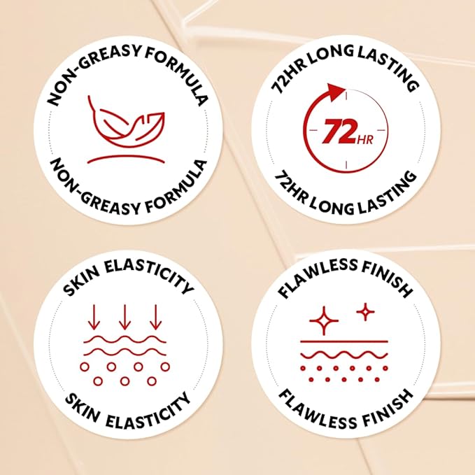 TIRTIR Mask Fit Red Cushion Foundation | Full coverage, Weightless, Skin fit, Satin Glow Finish, Korean Makeup BB Foundation, beauty, Tattoo cover up, Buildable (#43N Deep Cocoa, 0.63 Fl Oz)