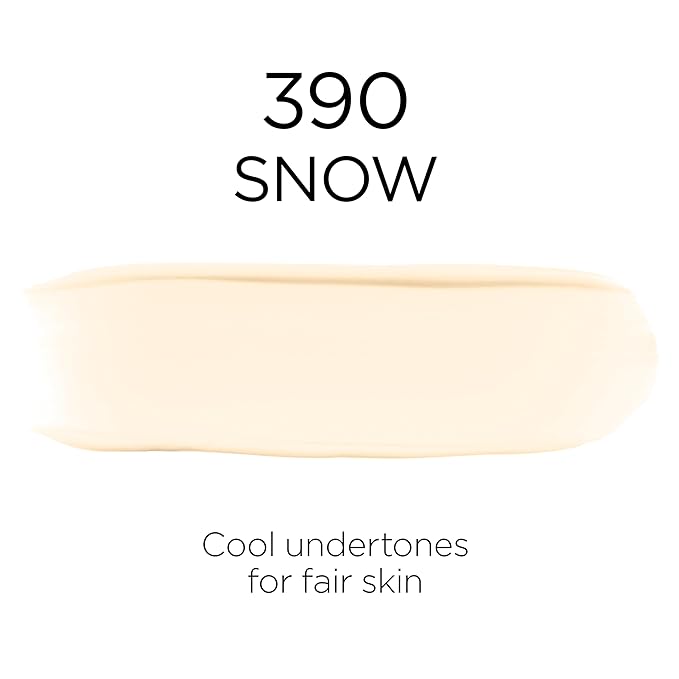 L'Oreal Paris Makeup Infallible Up to 32 Hour Fresh Wear Lightweight Foundation, 390 Snow, 1 Fl Oz, Packaging May Vary