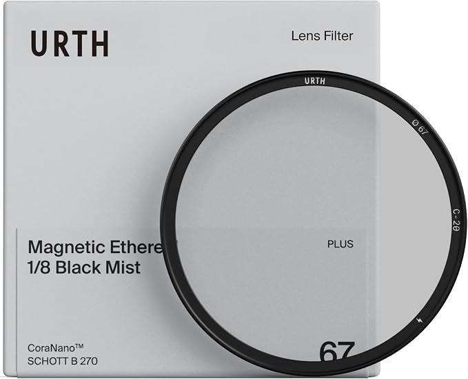 Urth 67mm Magnetic Ethereal Black Mist ⅛ Diffusion Lens Filter by Urth