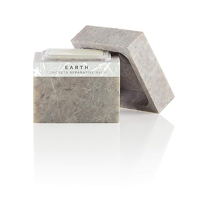 Zents Concreta Firming Repair Balm & Solid Parfum (Earth Fragrance) | Moisturizing Shea Butter & Coconut Oil for Skin | 1.25 fl oz