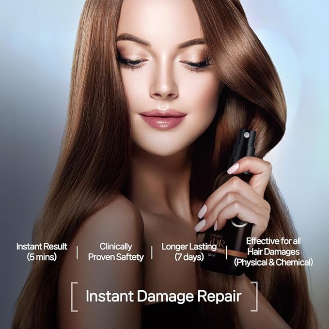 Hair Mist 1.69oz, 50ml, Korea Hair Care Brand, Instant Result, Clinically Proven Safety, Longer Lasting, Effective for all Hair Damages