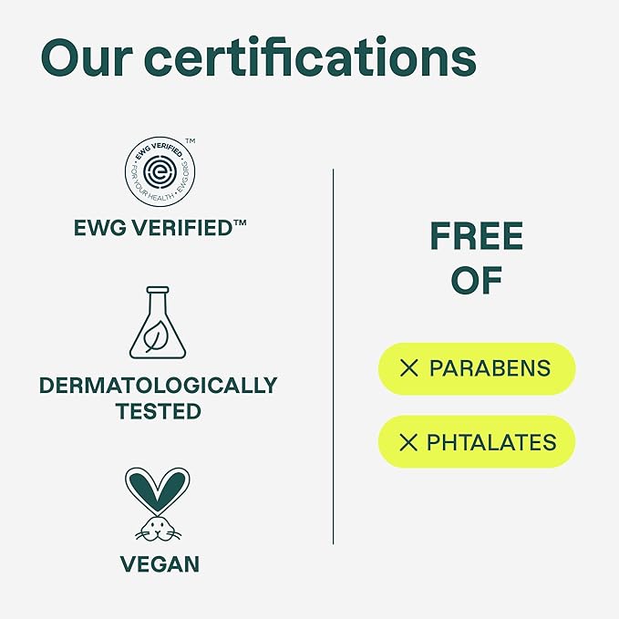 ATTITUDE Body Cream, EWG Verified Moisturizer, Vegan Moisturizing Products For Dry Skin, Dermatologically Tested, Ginseng and Grapeseed Oil, 8 Fl Oz