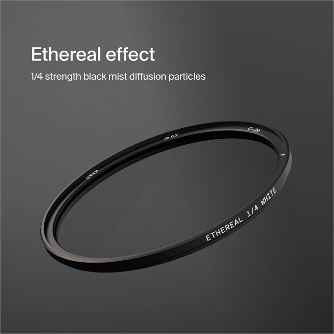 Urth 82mm Magnetic Ethereal White Mist ¼ Diffusion Lens Filter — Cinematic - Image 2