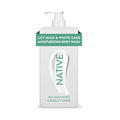 Native Moisturizing Body Wash Contains Naturally Derived Ingredients | For Women & Men, Sulfate, Paraben, & Dye Free Leaving Skin Soft and Hydrated | Lily Milk & White Sage 18 oz