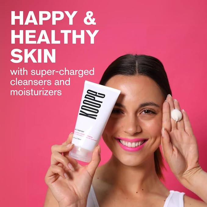 Koope Middleweight Face Cream, Moisturizer For All Skin Types, Balanced Hydration with Hyaluronic Acid, Baobab Oil, Anti-Pollution Shield, Free of Parabens, Sulphates & Fragrances, Vegan, 1.69 FL OZ