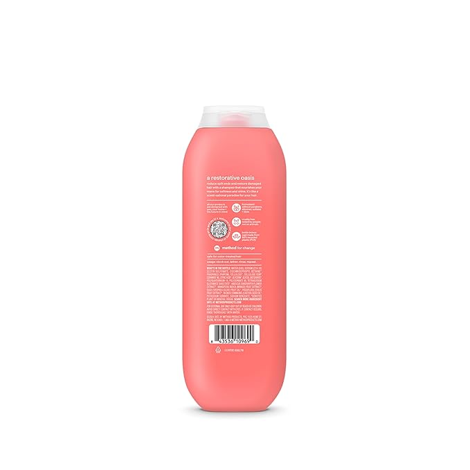 Method Repairing Shampoo, Island Mist, Hibiscus + Mango Nectar + Passion Fruit notes, 14oz