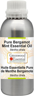Greenwood Essential Pure Bergamot Mint Essential Oil (Mentha citrata) Steam Distilled 630ml (21.3 oz)