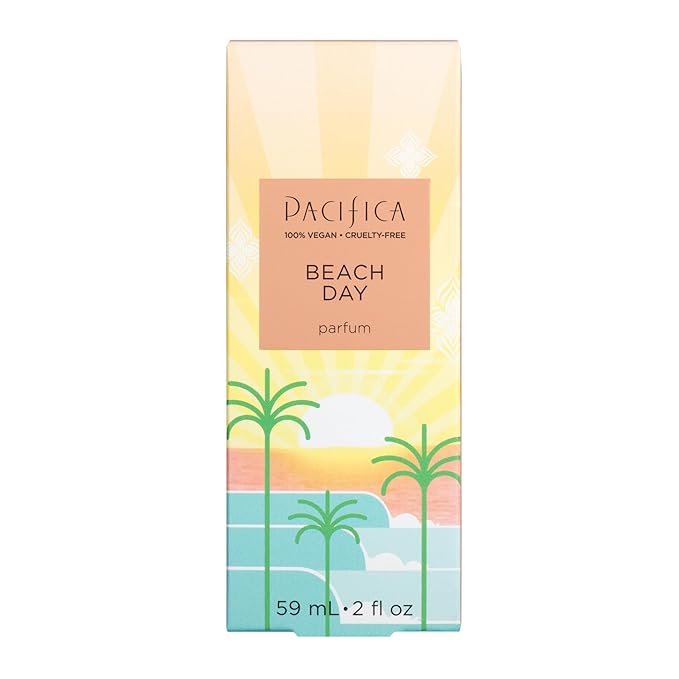 Pacifica Beach Day Spray Perfume, Fragrances, Bliss, Bergamont, Orange Flower, Sandalwood, Amber, Suede Leather, Clean Perfume, Parfum, Eau de Toilette Clean Vegan & Cruelty-Free