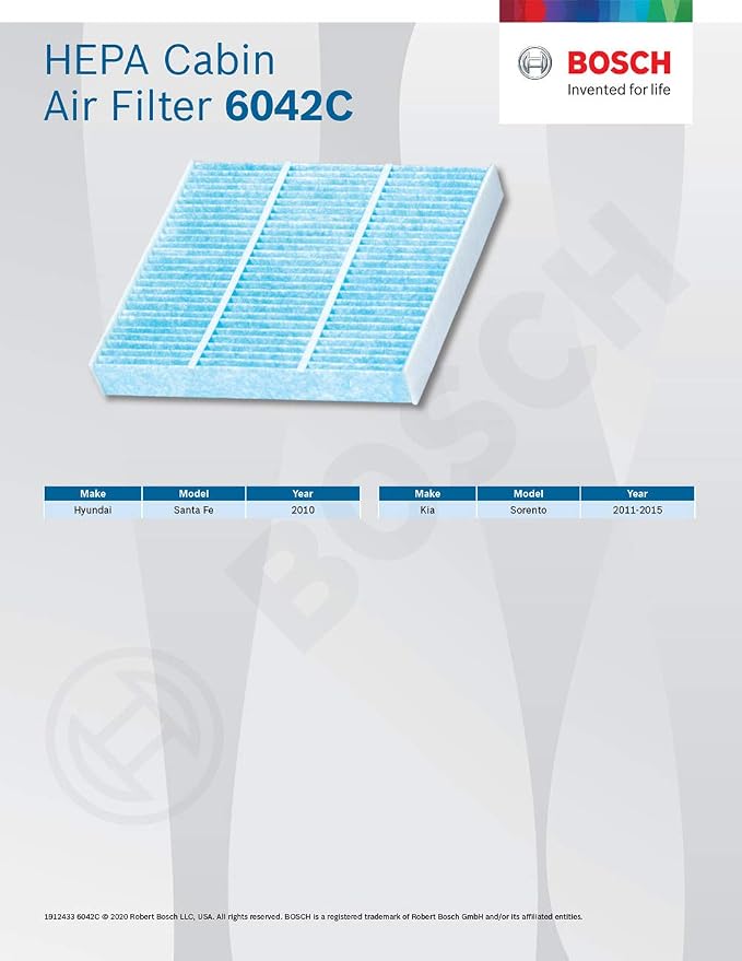 BOSCH 6042C HEPA Cabin Air Filter - Image 6