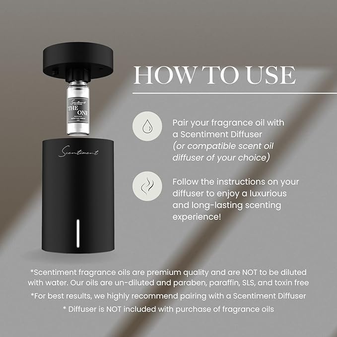 Scentiment Diffuers Oil - Serenity Hotel | Aromatherapy Home Fragrance | Inspired by Shangri-La Hotel® | Luxurious Scent with Notes of Jasmine, Ginger, Vanilla (20 mL)