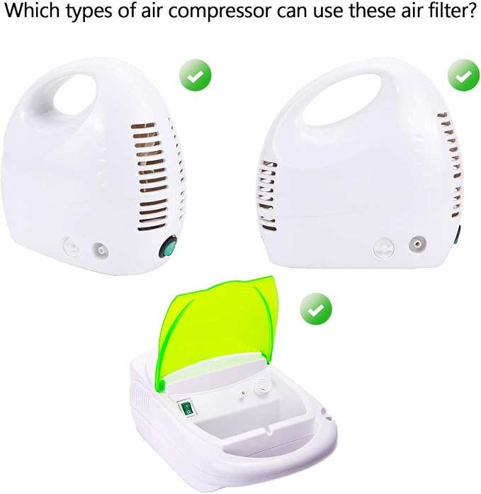 Boao 48 Pieces Nebulizer Filters Replacement Air Filter Sponge - Image 6