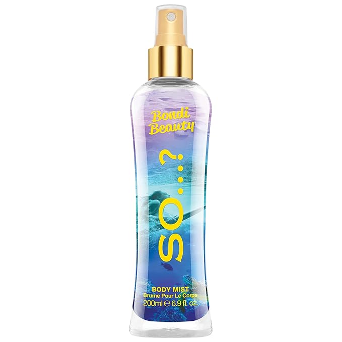So…? Bondi Beauty Body Mist Fruity Gourmand Scent - Perfume for Women - Jasmine, Vanilla Notes - Gifts - Body Spray for Women - 6.9 oz