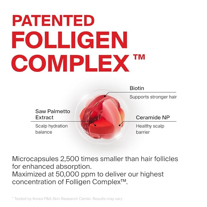 Dr.FORHAIR Folligen Tonic | Scalp Serum for Hair Care | Scalp Care and Nourishment | Revitalizing Tonic for Healthy Scalp & Hair Thickening, 4.06 fl oz