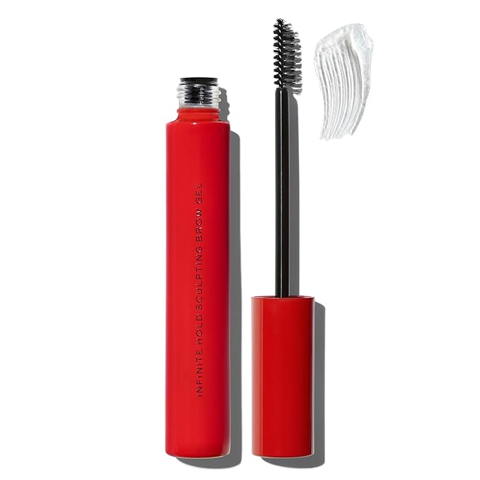 MAKE Beauty Infinite Hold Brow Gel. Clear Eyebrow Gel with Brush. Sculpt, Define, and Set Eyebrows - All-Day Wear