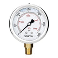 SENCTRL 3000 Psi Glycerin Liquid Filled Hydraulic Pressure Gauge, 2.5" Dial Size by senctrl