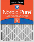 Nordic Pure 16x24x4 Pleated Air Filters MERV 15 Plus Carbon 1 Pack by NordicPure