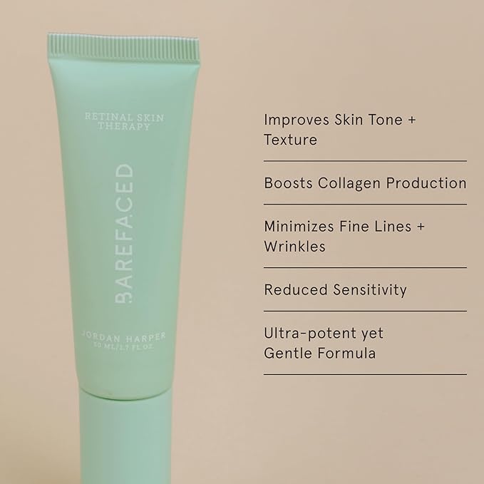 Barefaced Serum Trio - Liquid Gold, Overachiever, RetinAL - Powerful Ingredients for Healthier, Smoother Skin
