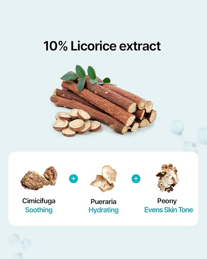 ACWELL Licorice pH Balancing Cleansing Toner 5.1 fl.oz. - PH5.5 Hydrating Makeup Cleansing Astringent - Skin Clearing, Reduce Pigmentation, Acne and Dark Spots