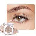 Single Glitter Shimmer Sparkle Eye shadow Palette Makeup, Nude Glitter Eyeshadow for Women, Monochrome Eye Shadow, Pigmented Waterproof Sombras Para Ojos, Vegan, Talc, Paraben & Cruelty Free, 10