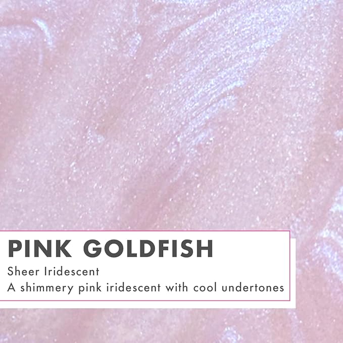 Olive & June Long Lasting Nail Polish | Plump, Gel-Like Finish No Lamp Needed | Lasts up to 10 days | Salon-Quality at Home | 15-Free, Vegan Cruelty-Free Chip-Resistant | Pink Goldfish Pink Iridescent