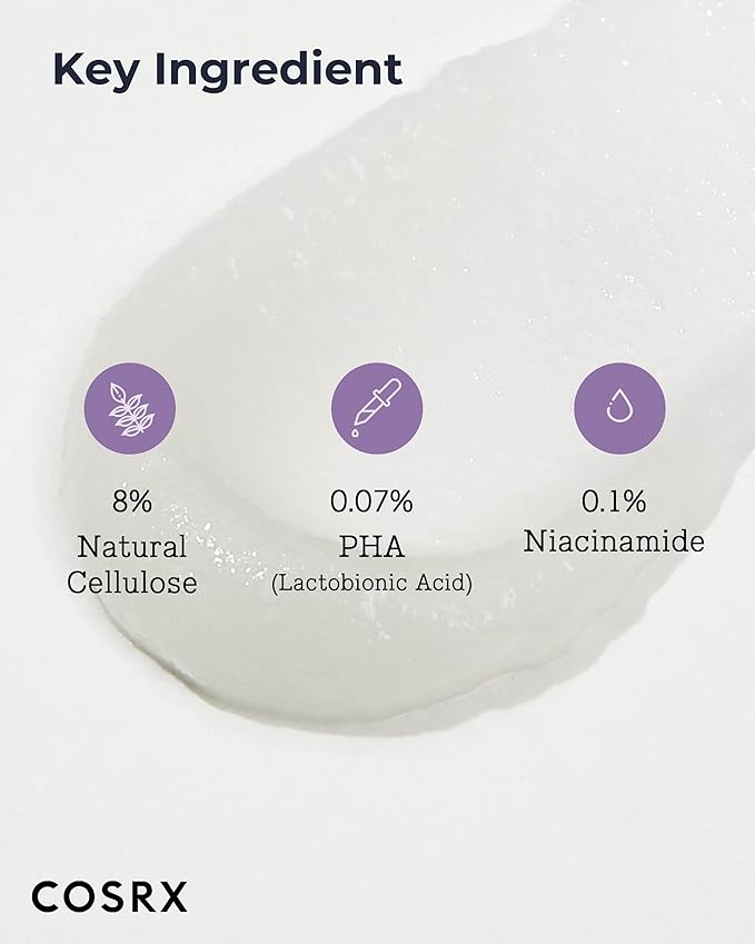 COSRX Low pH Good Night Soft Peeling Gel, 4.05 fl oz / 120ml, Mildly Exfoliating PHA For Sensitive Skin with Natural Cellulose, Radiating, Cleansing, Not Tested on Animals, Korean Skin Care