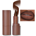 Erinde 2-in-1 Lip Liner and Lipstick Lip Combo Set, Matte Nude Dark Brown Red Lip Liner Creamy Lip Pencil Crayon, High Pigmented Long lasting Lipstick Makeup, 06# Coffee Bean