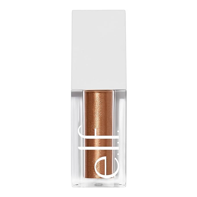 e.l.f. Liquid Metallic Eyeshadow, Quick-Drying, Long-Lasting, Gel-Based Formula For One-Swipe Pigmented Coverage, Vegan & Cruelty-Free, Meteor